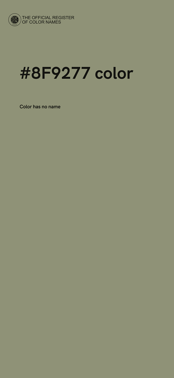 #8F9277 color image