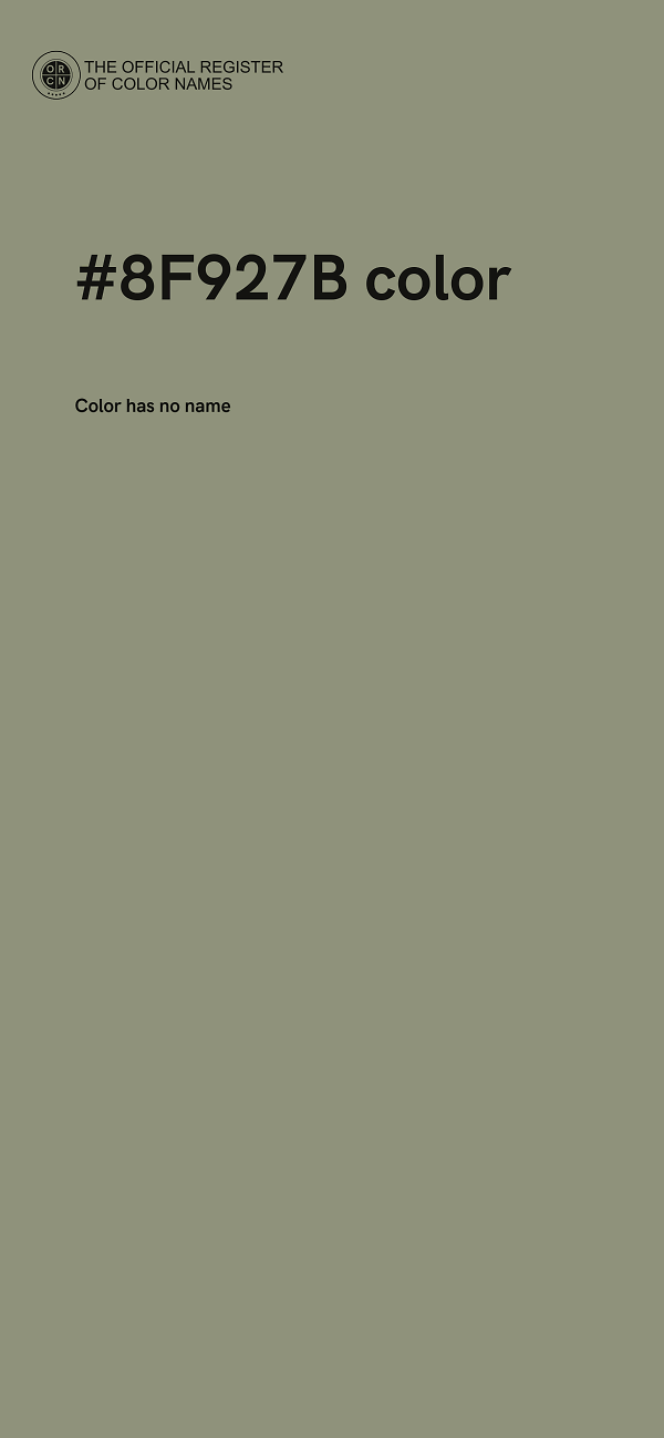#8F927B color image