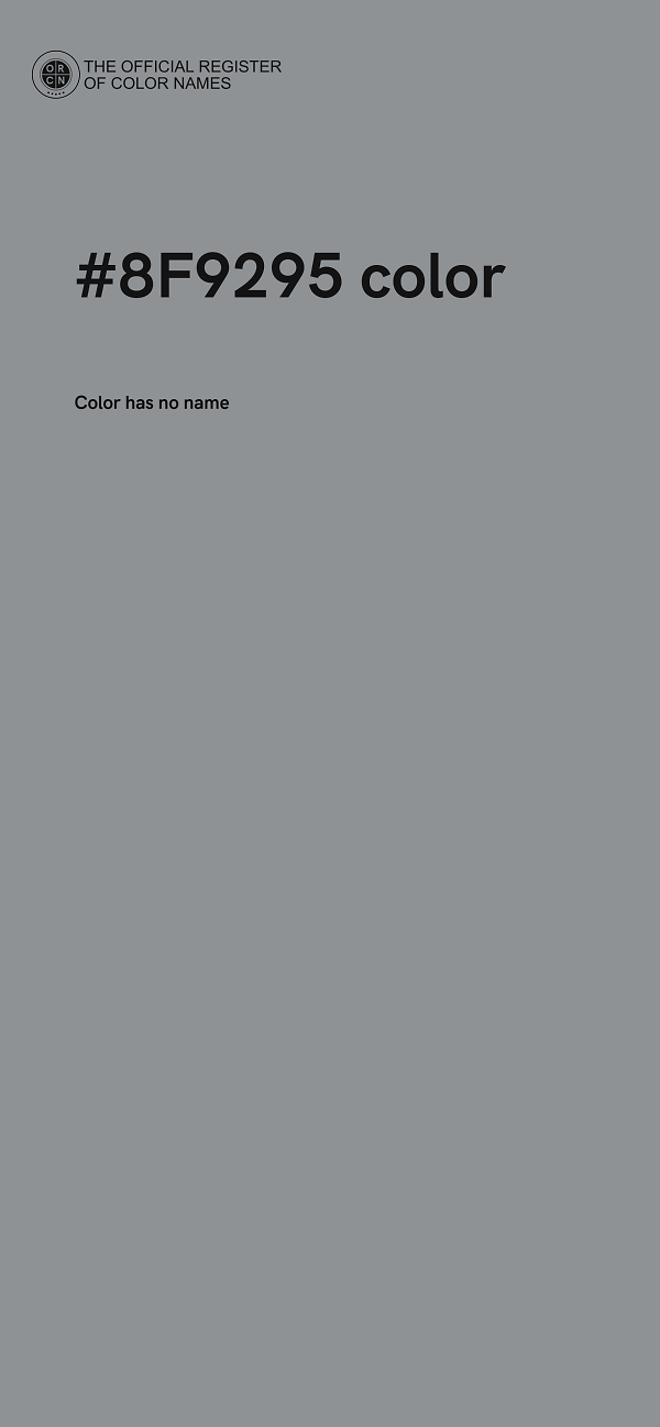 #8F9295 color image