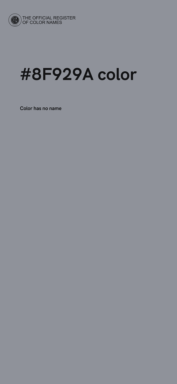 #8F929A color image