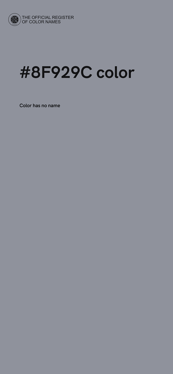 #8F929C color image
