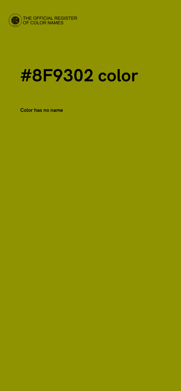 #8F9302 color image