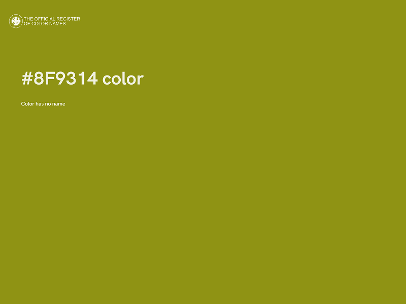 #8F9314 color image