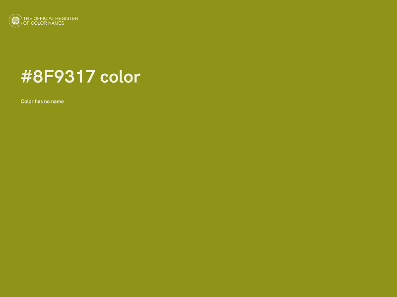 #8F9317 color image