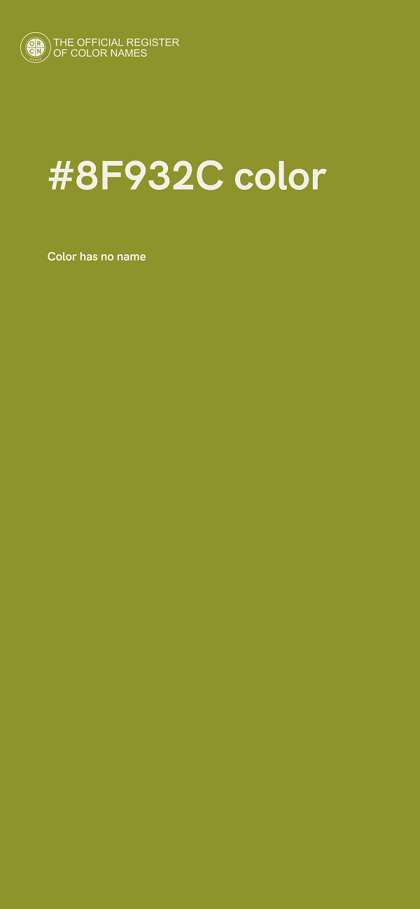 #8F932C color image