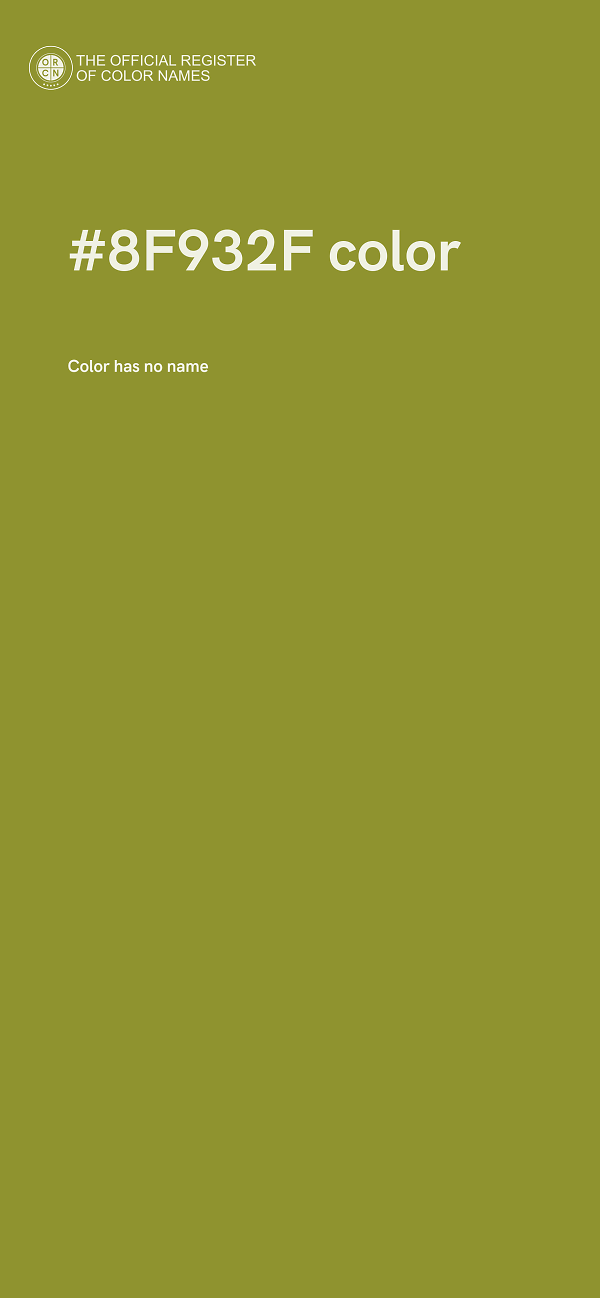 #8F932F color image
