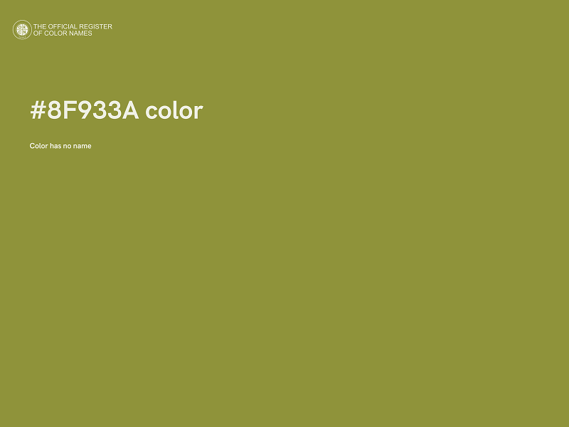 #8F933A color image