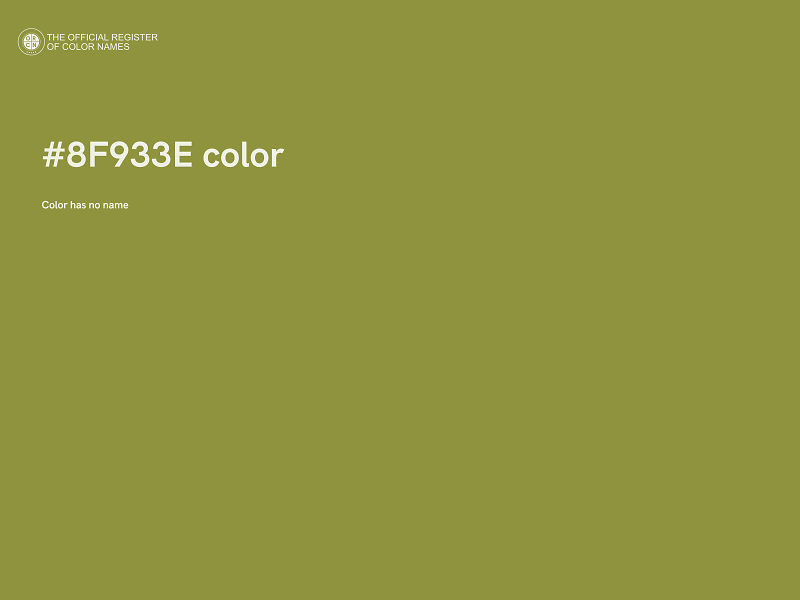 #8F933E color image