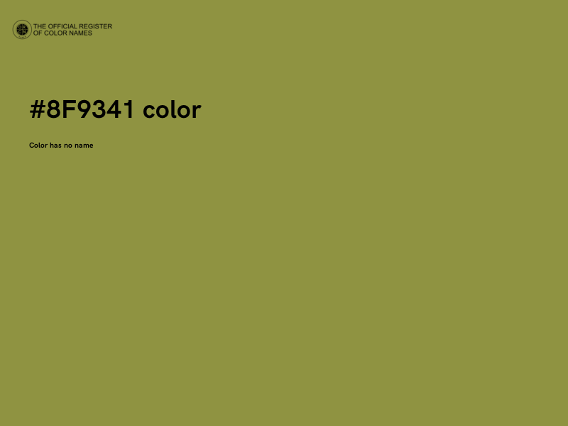 #8F9341 color image