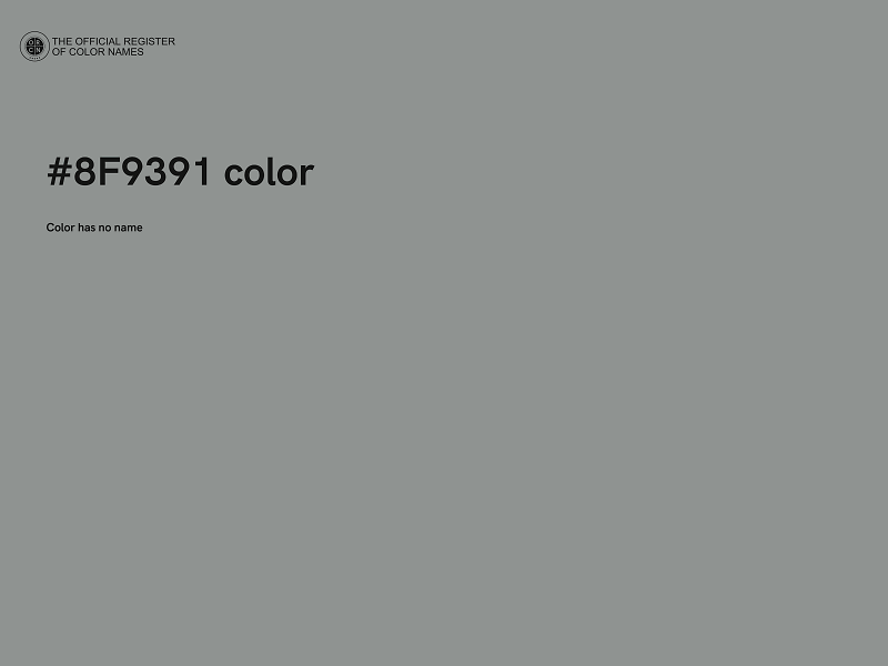 #8F9391 color image