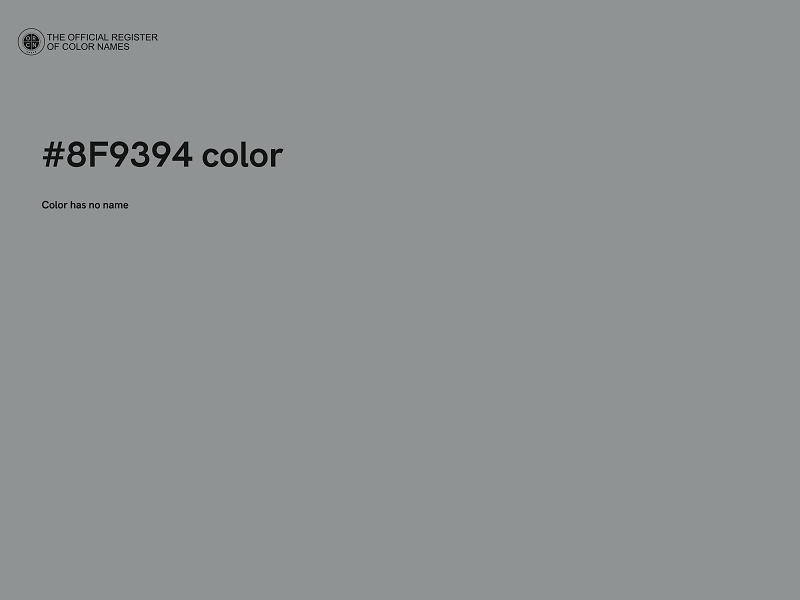 #8F9394 color image