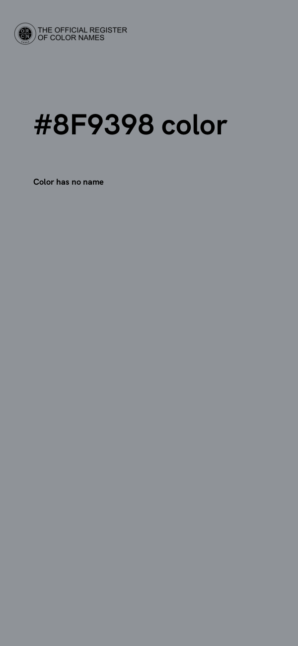 #8F9398 color image