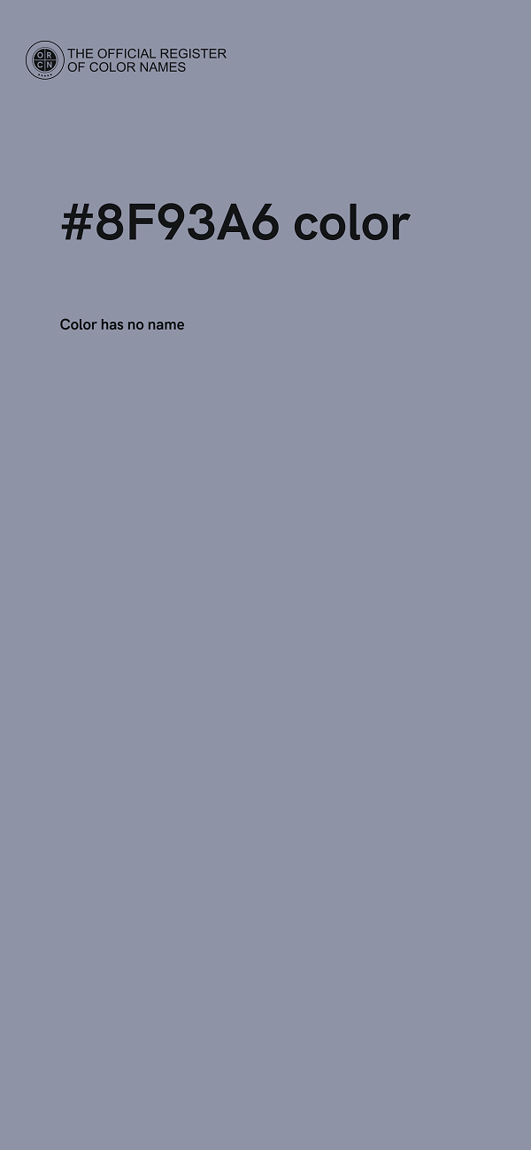 #8F93A6 color image