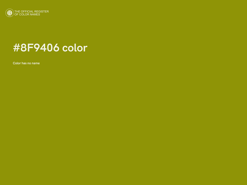 #8F9406 color image