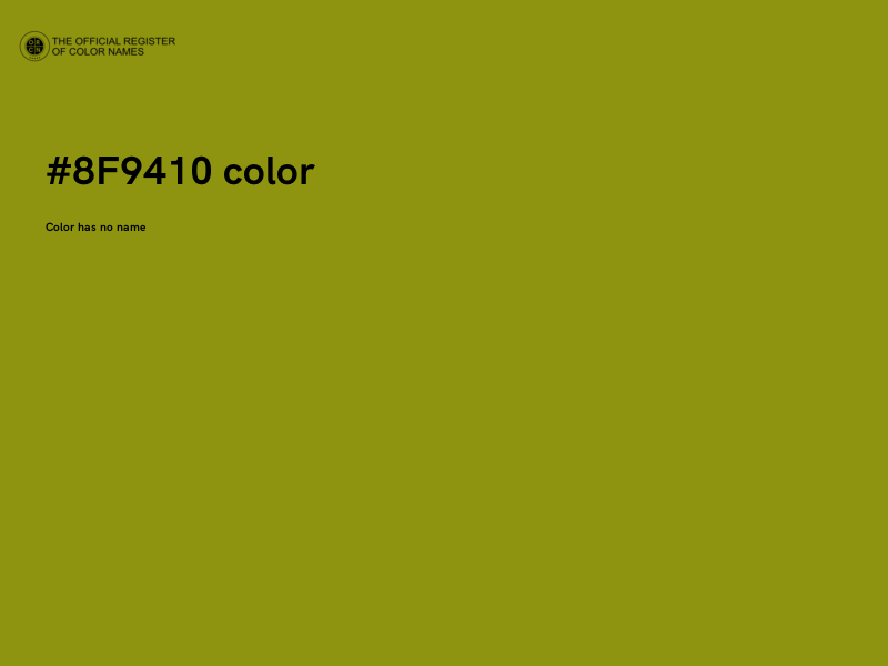 #8F9410 color image