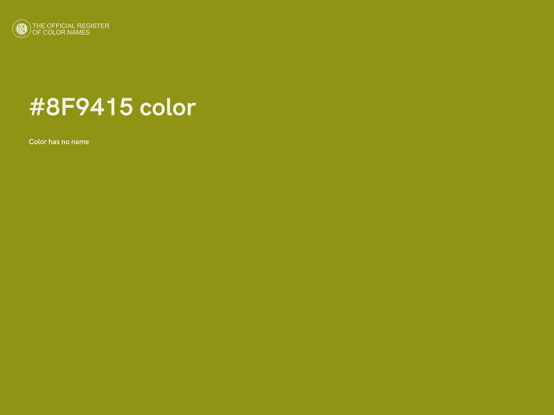 #8F9415 color image