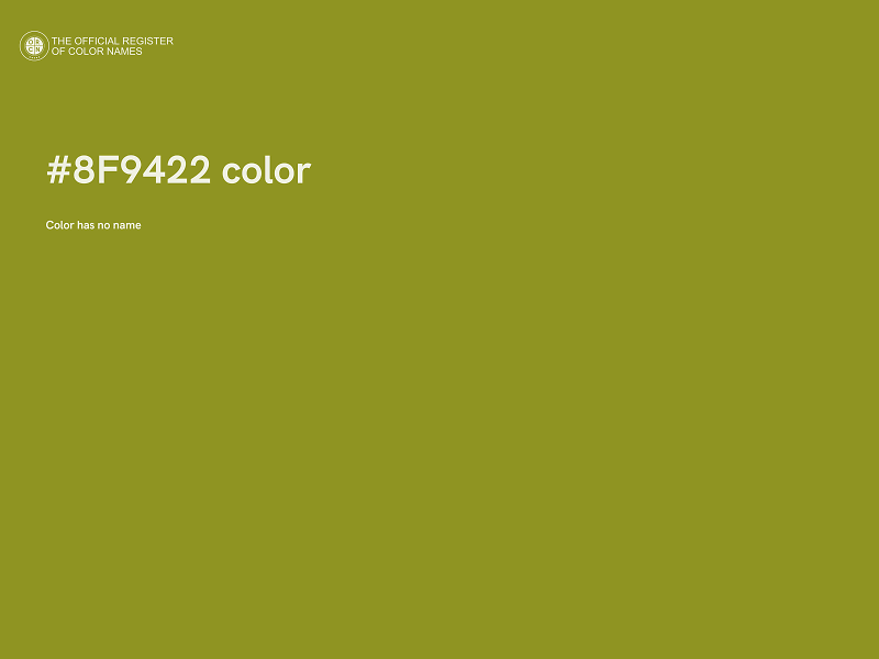 #8F9422 color image