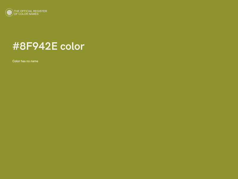 #8F942E color image
