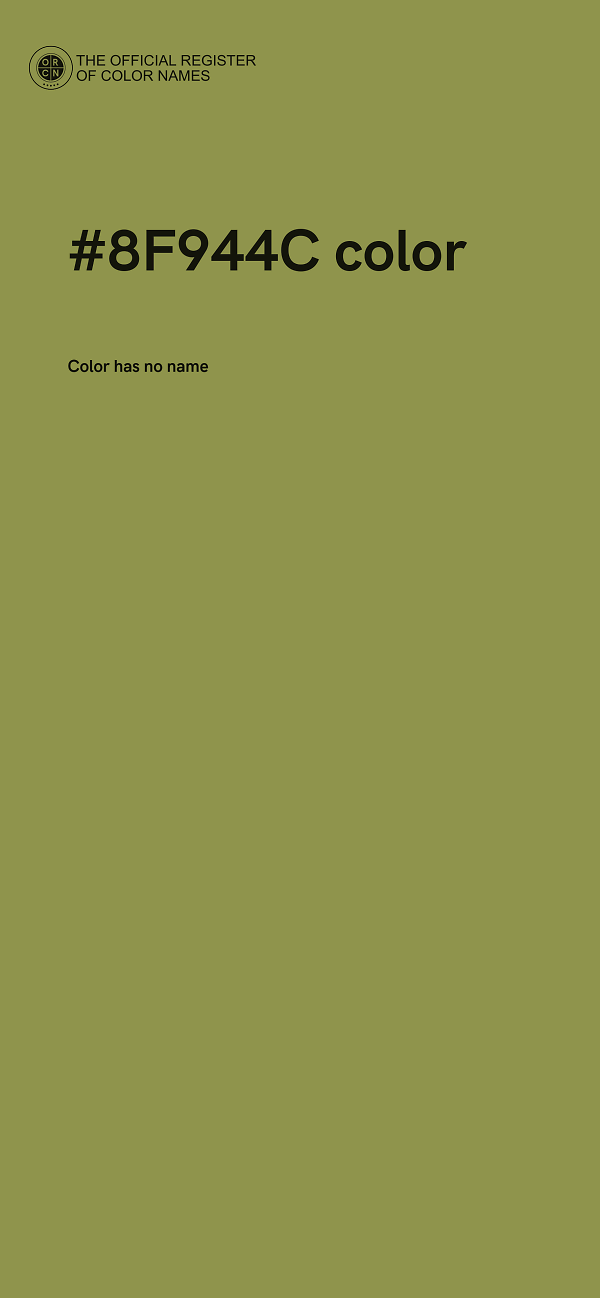 #8F944C color image