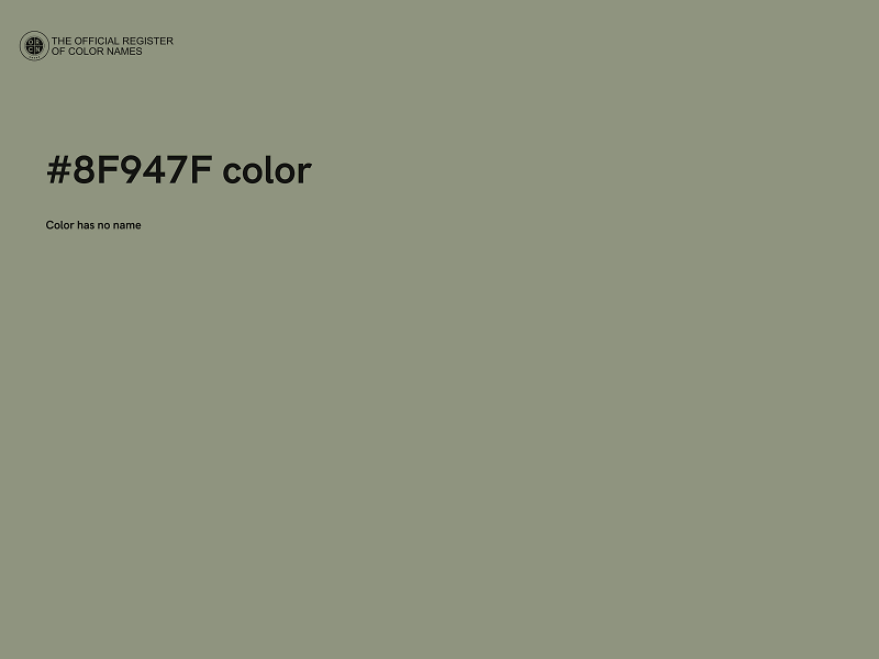 #8F947F color image