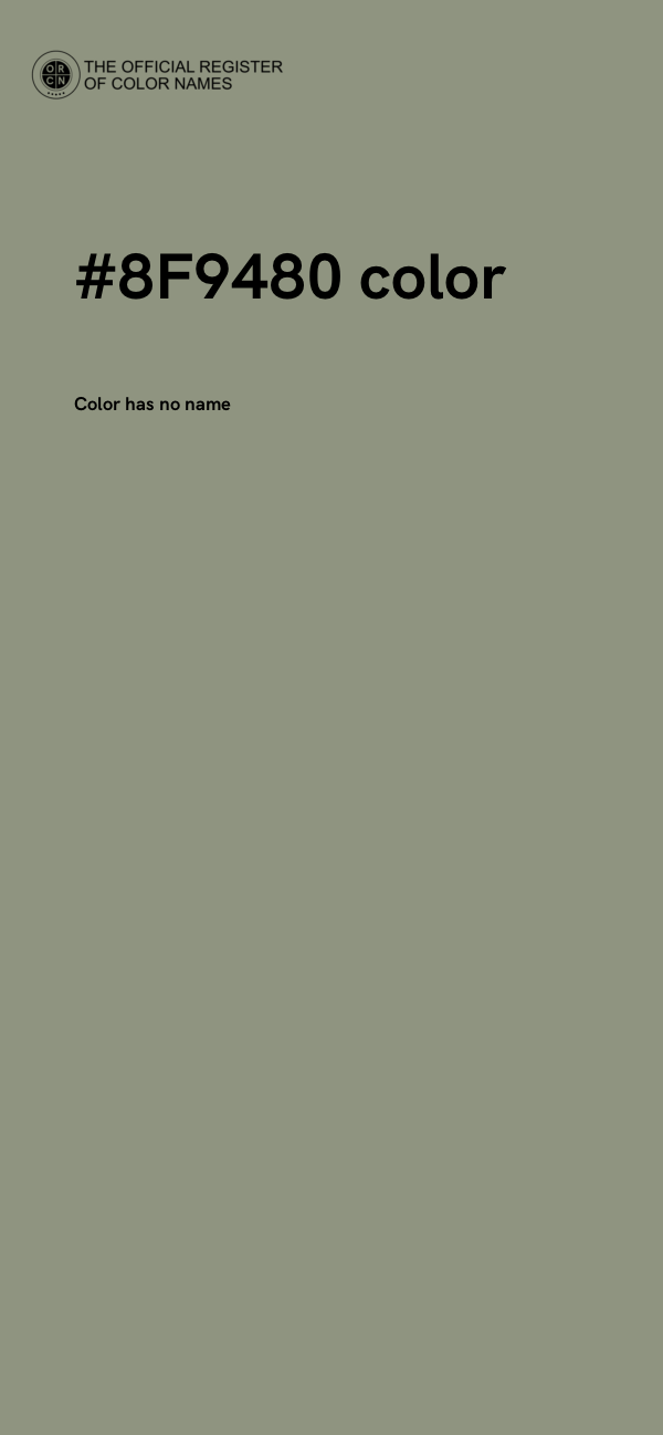 #8F9480 color image