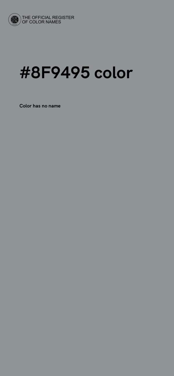 #8F9495 color image