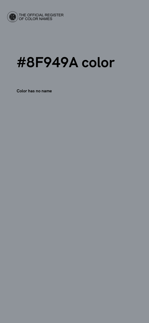 #8F949A color image