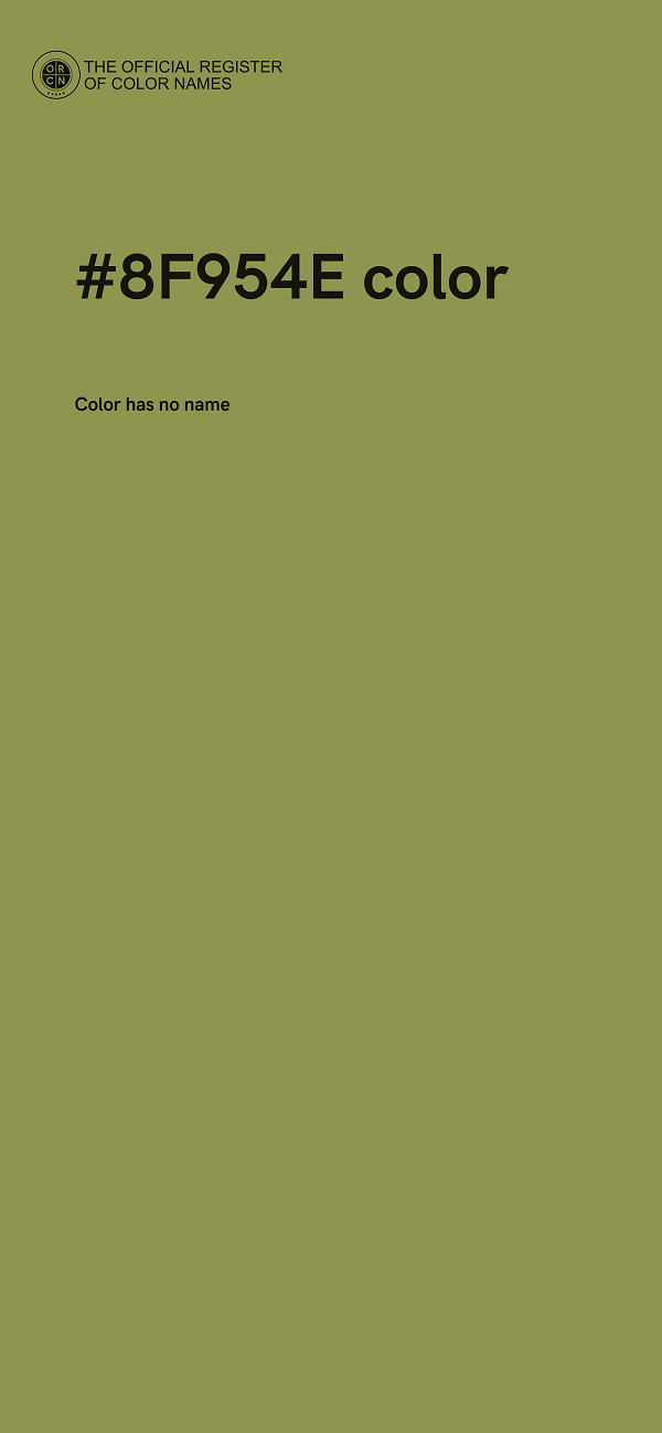 #8F954E color image