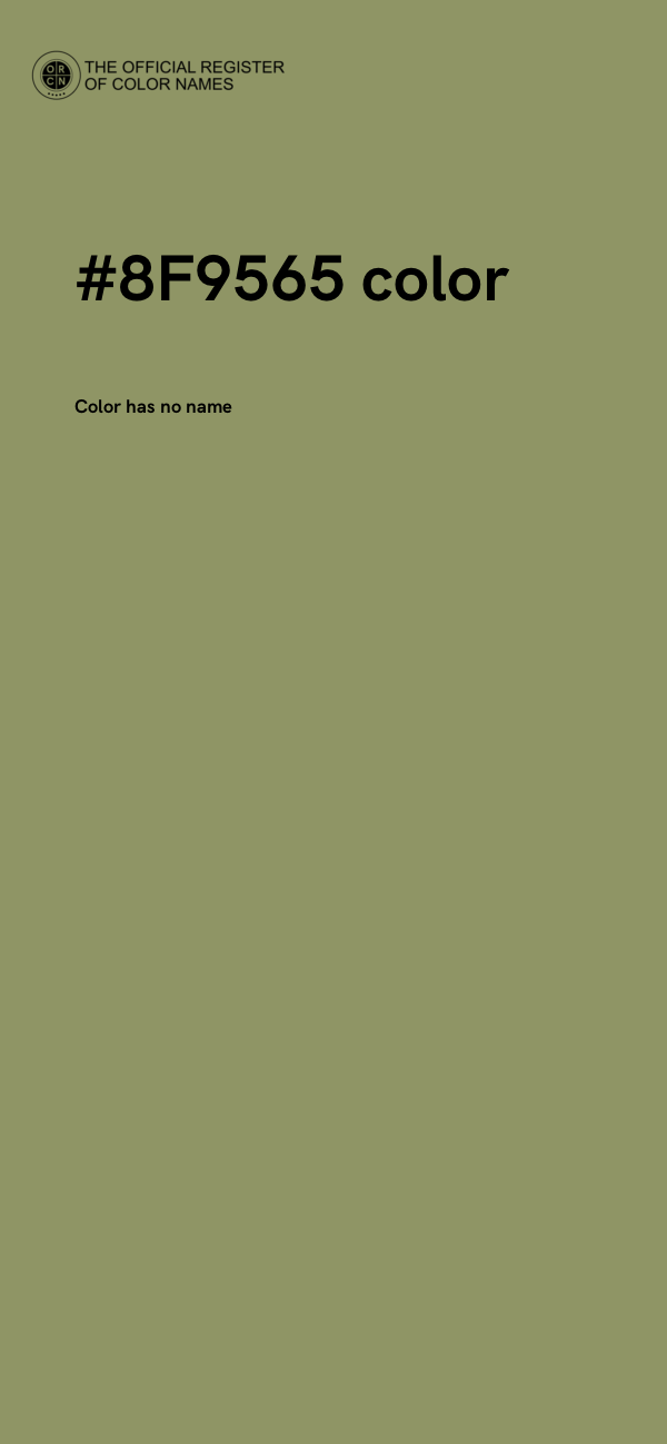#8F9565 color image