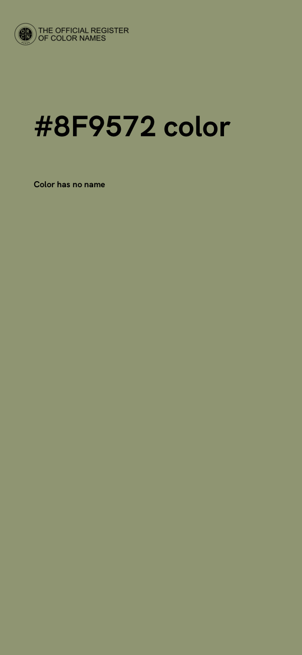 #8F9572 color image