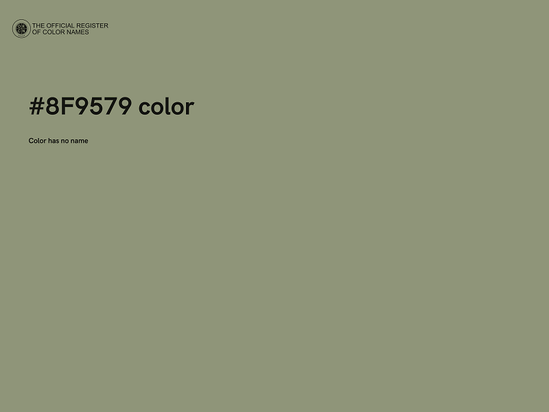 #8F9579 color image