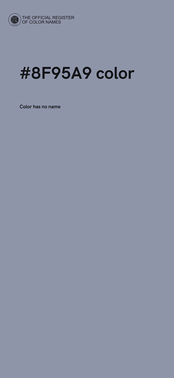 #8F95A9 color image