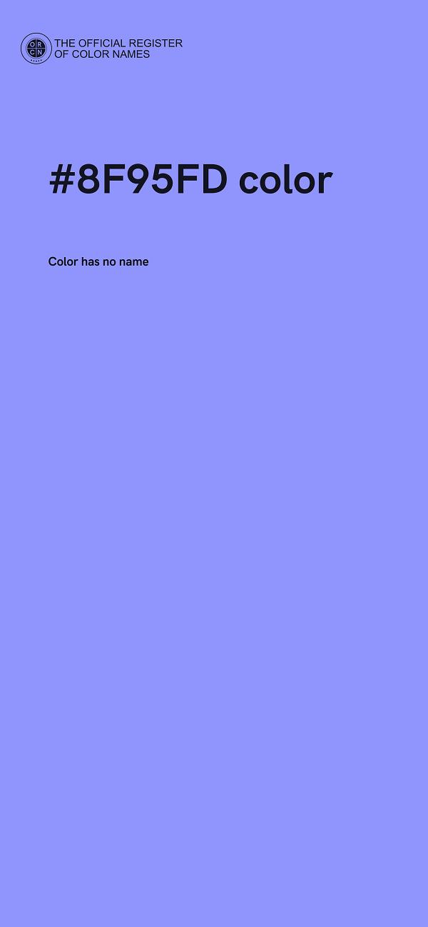 #8F95FD color image