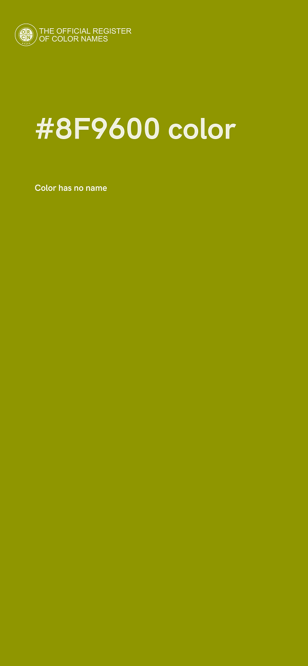 #8F9600 color image