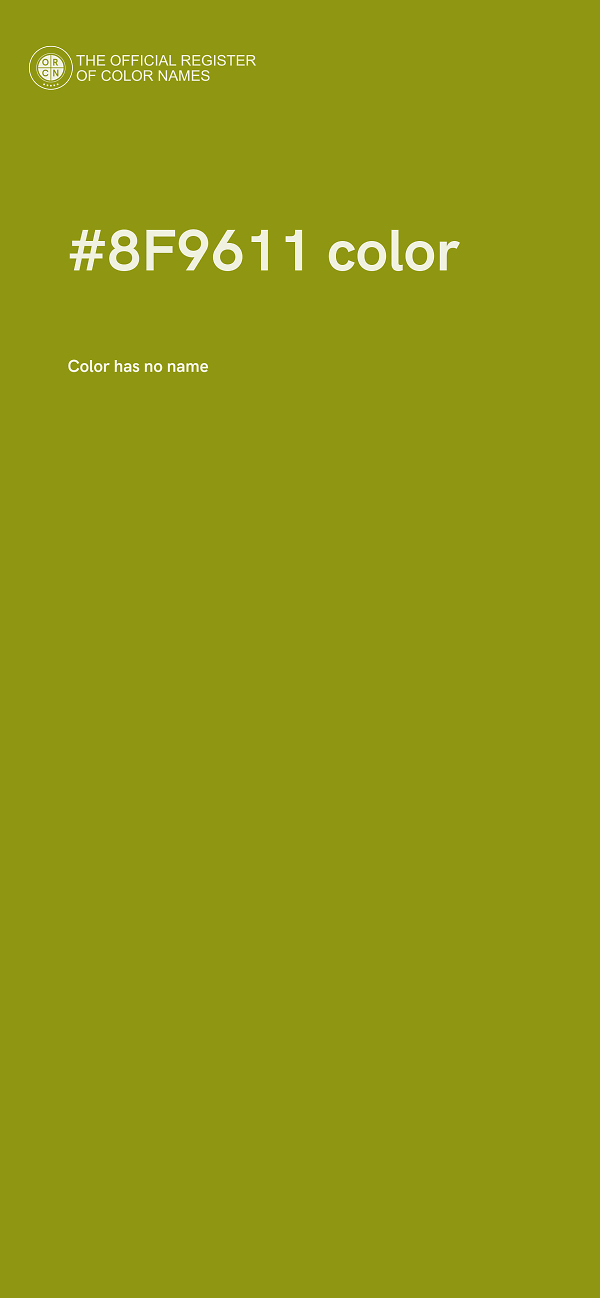 #8F9611 color image