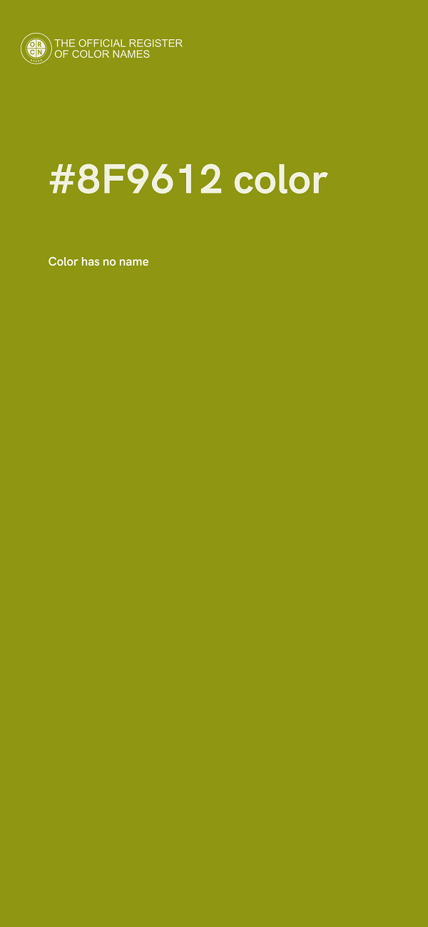 #8F9612 color image