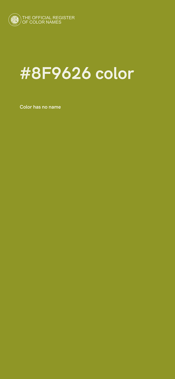 #8F9626 color image
