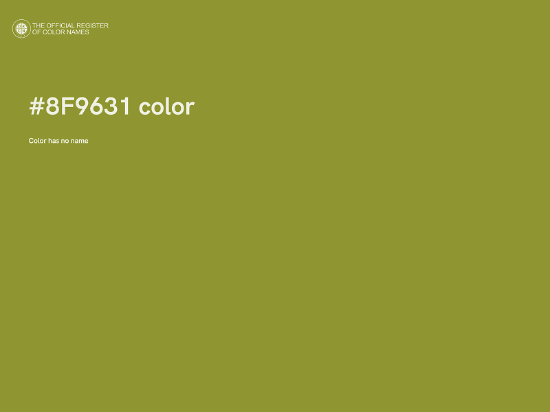 #8F9631 color image