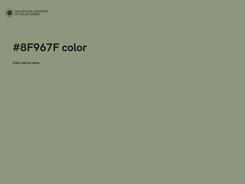 #8F967F color image