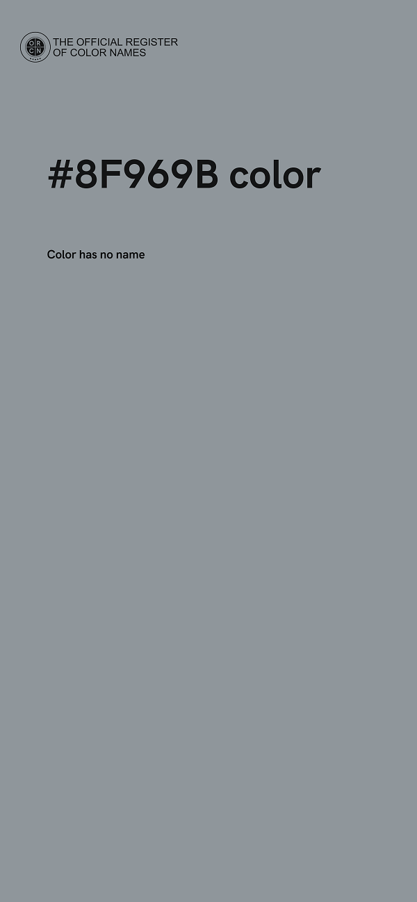 #8F969B color image