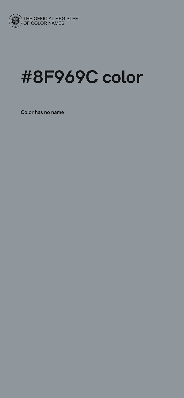 #8F969C color image