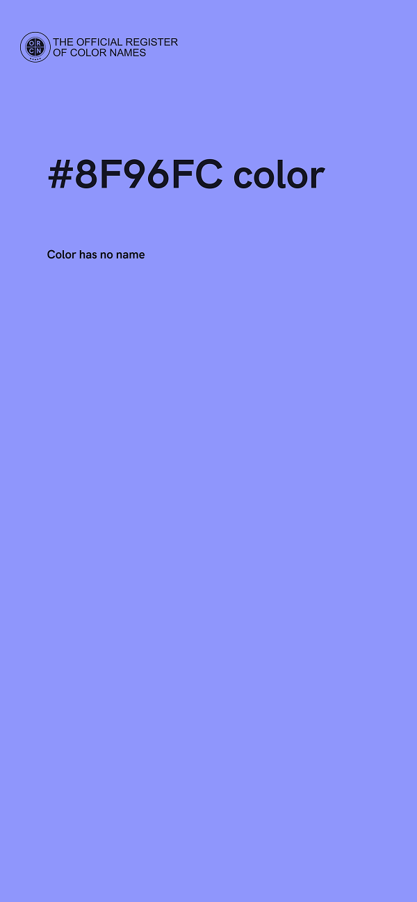 #8F96FC color image
