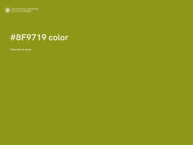 #8F9719 color image