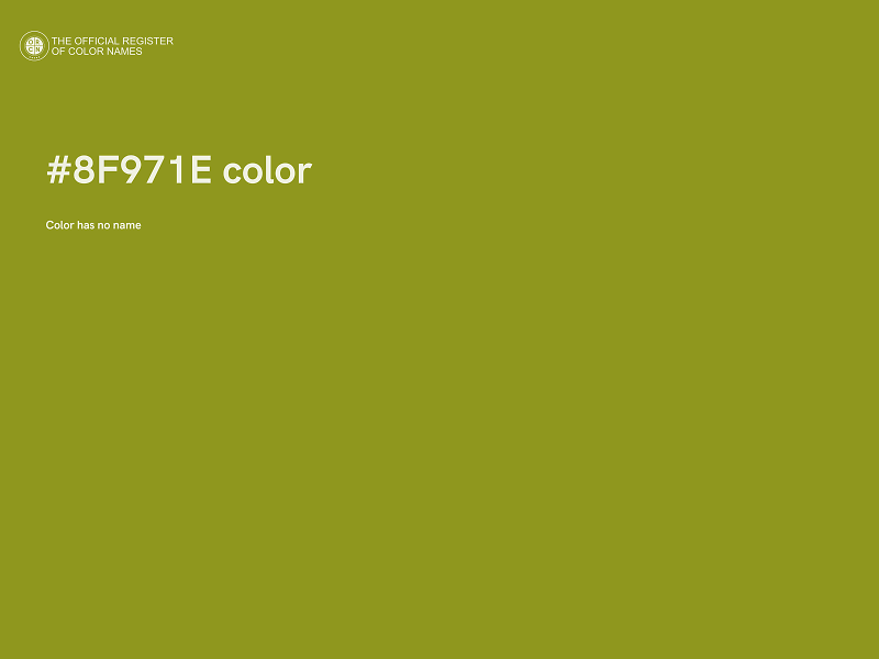 #8F971E color image