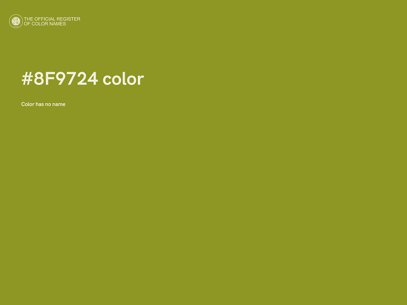 #8F9724 color image