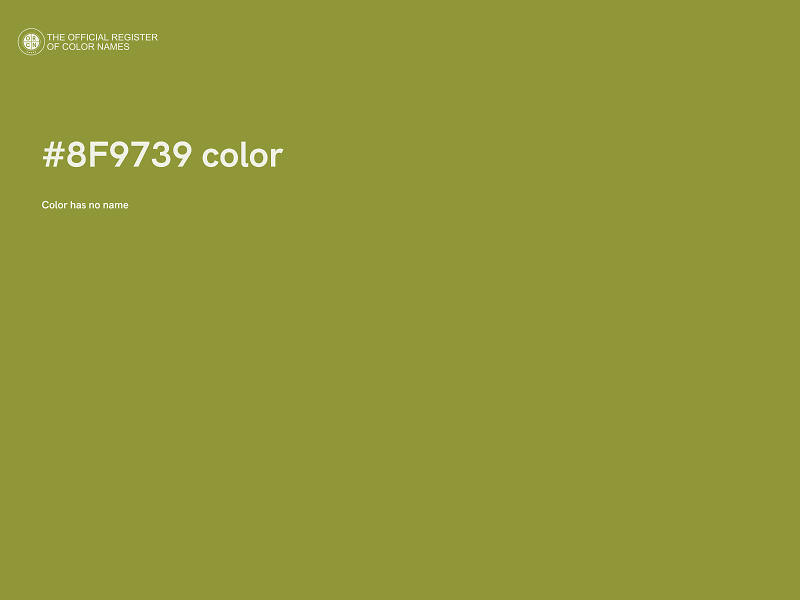 #8F9739 color image