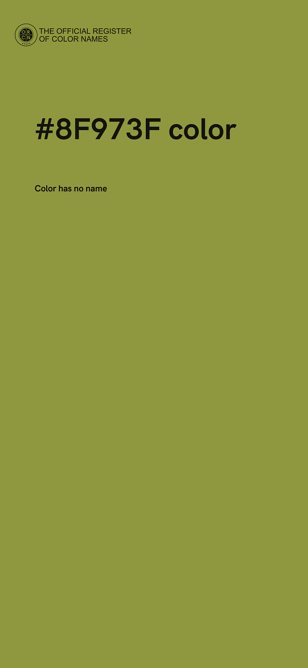 #8F973F color image
