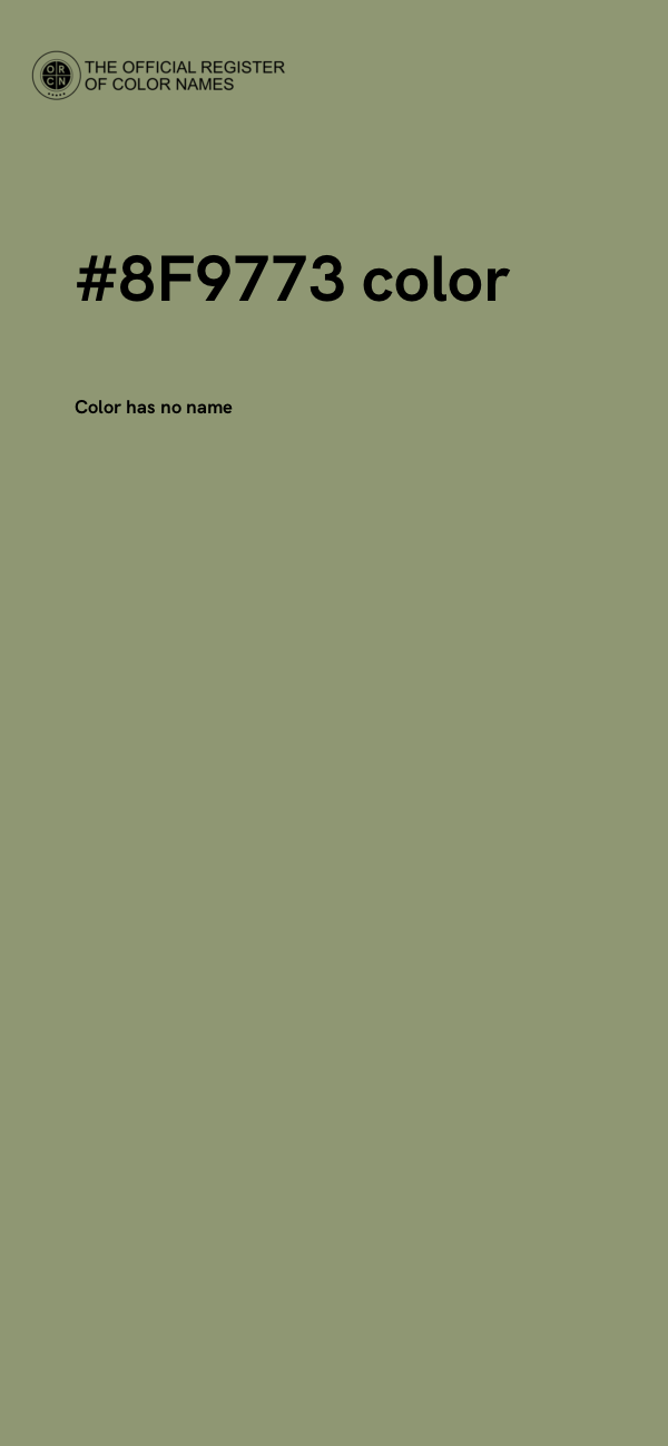 #8F9773 color image