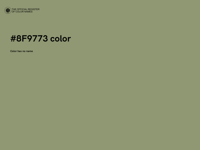 #8F9773 color image