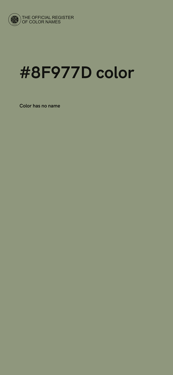 #8F977D color image